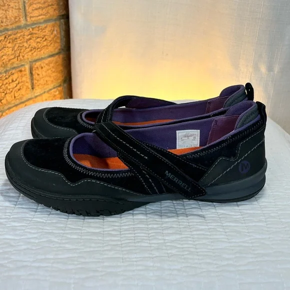 Merrell Albany black Mary Jane sneaker sandals- 8 - Picture 7 of 11